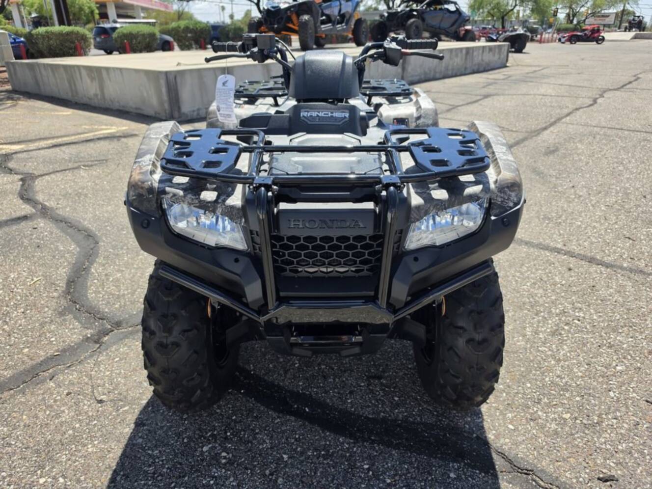 A photo of this 2026 Honda FourTrax Rancher 4X4 Truetimber Atera Camo