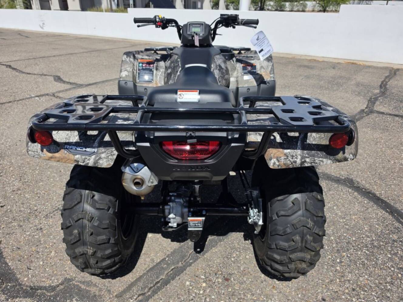 A photo of this 2026 Honda FourTrax Rancher 4X4 Truetimber Atera Camo