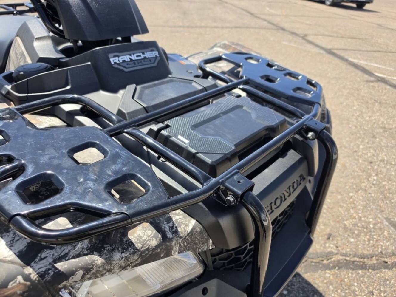 A photo of this 2026 Honda FourTrax Rancher 4X4 Truetimber Atera Camo