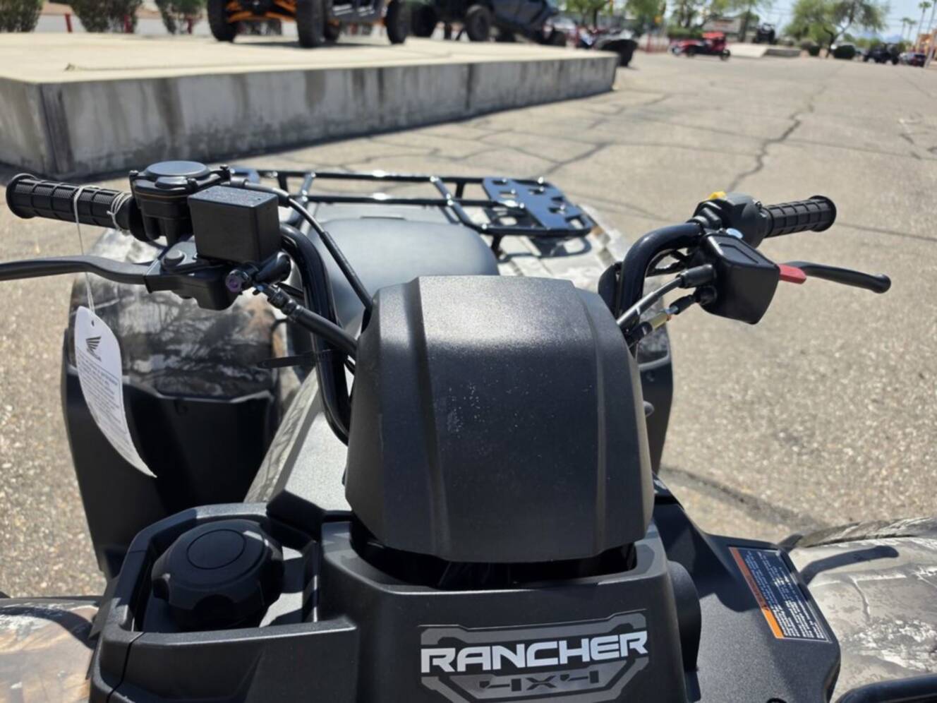 A photo of this 2026 Honda FourTrax Rancher 4X4 Truetimber Atera Camo