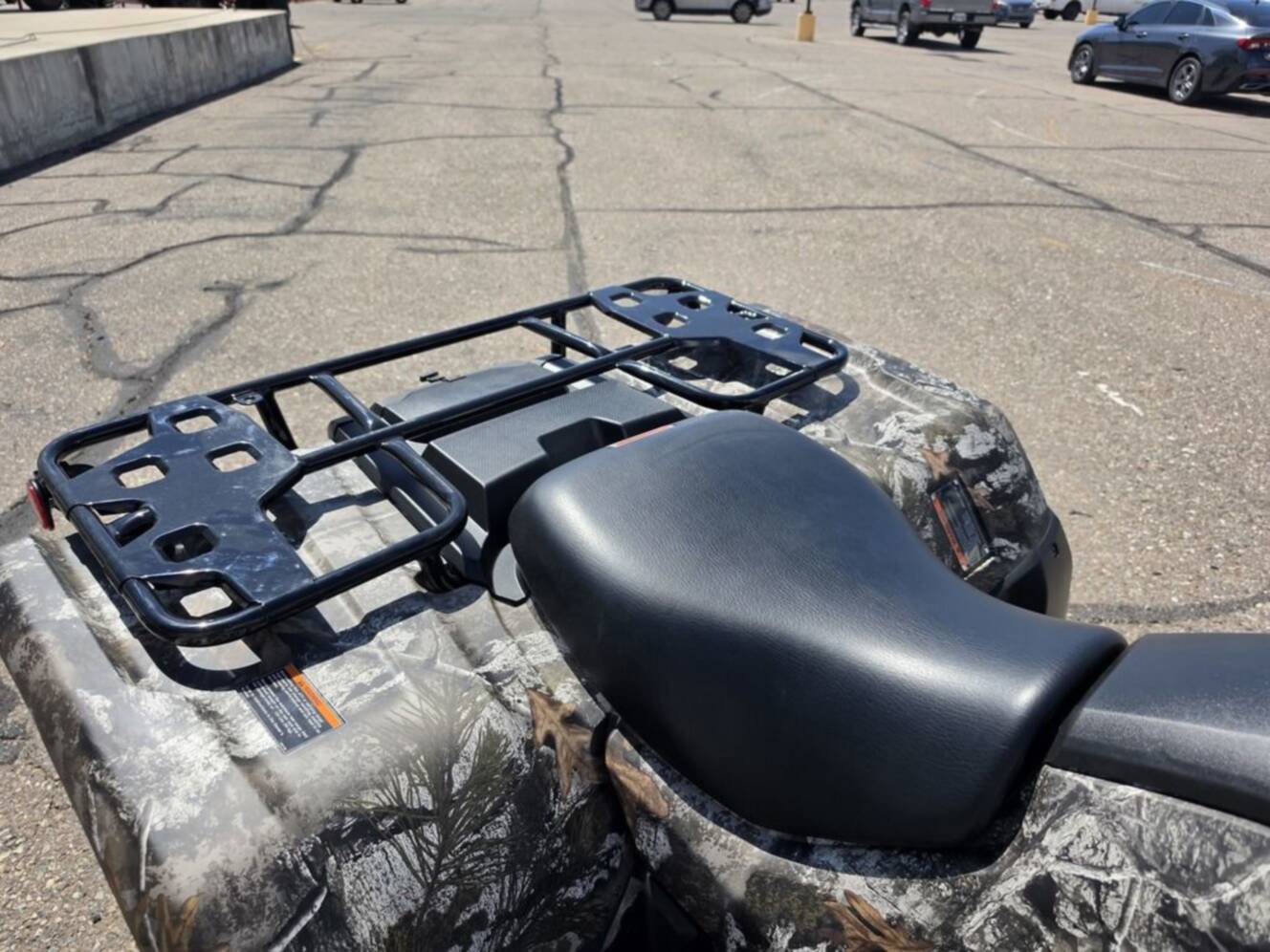 A photo of this 2026 Honda FourTrax Rancher 4X4 Truetimber Atera Camo