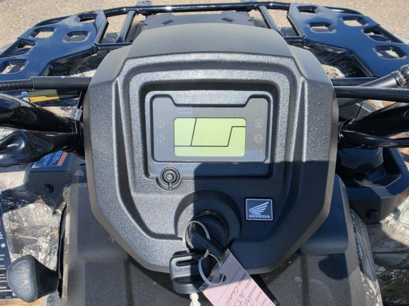 A photo of this 2026 Honda FourTrax Rancher 4X4 Truetimber Atera Camo