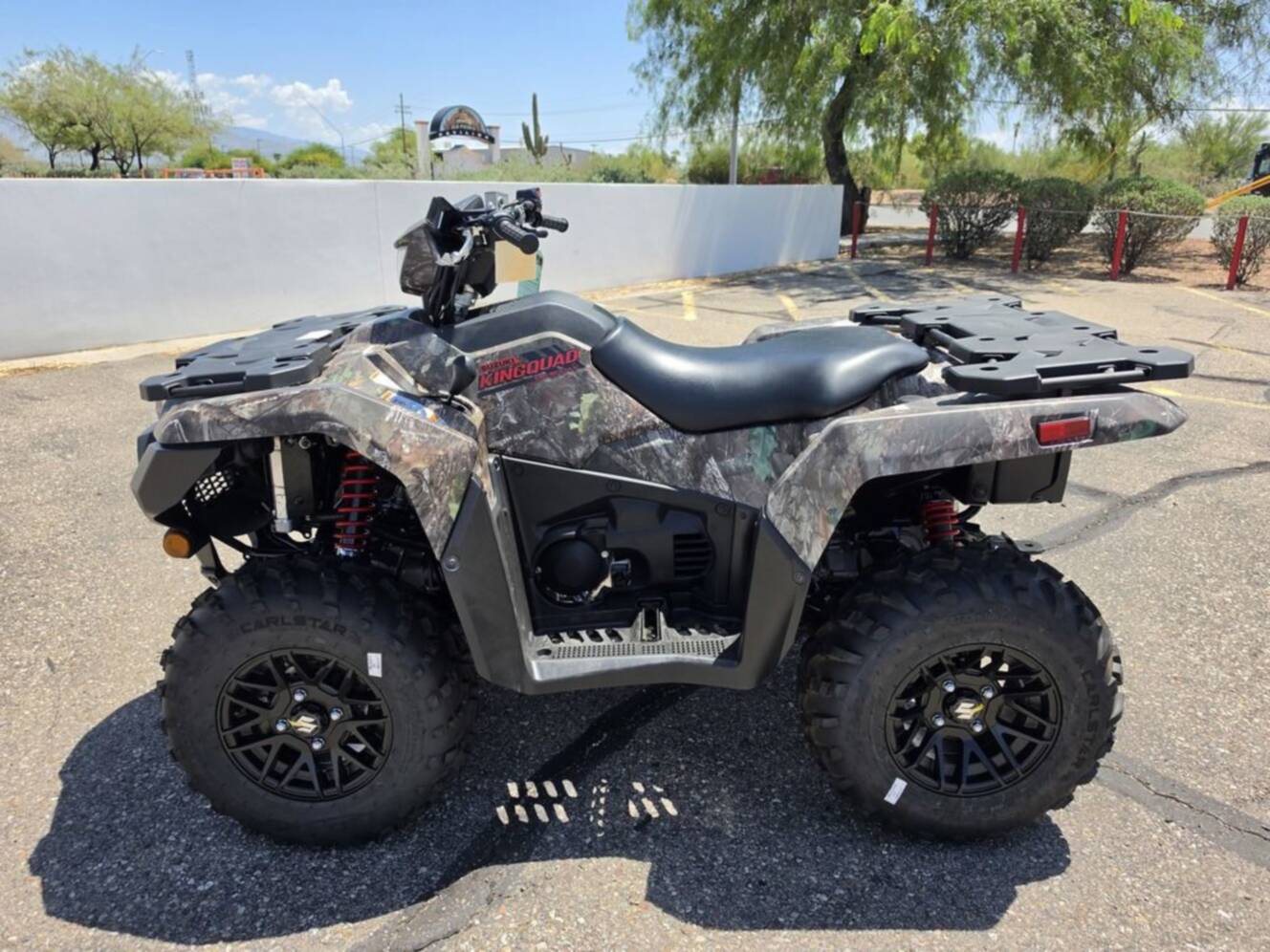 A photo of this 2025 Suzuki KingQuad 500 AXi Power Steering SE Camo