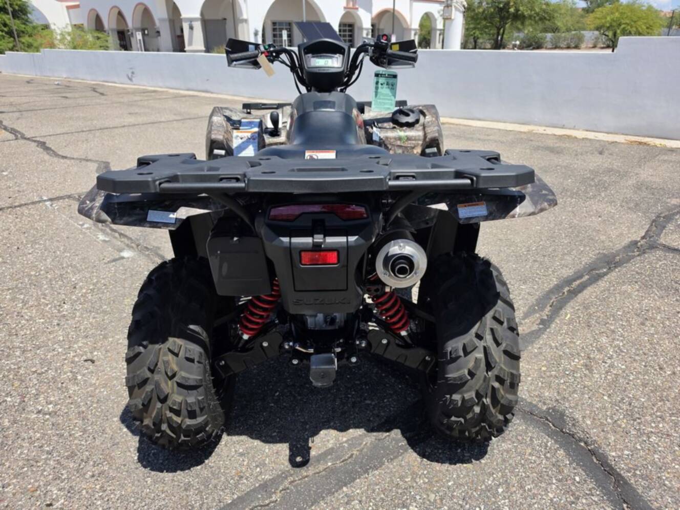A photo of this 2025 Suzuki KingQuad 500 AXi Power Steering SE Camo