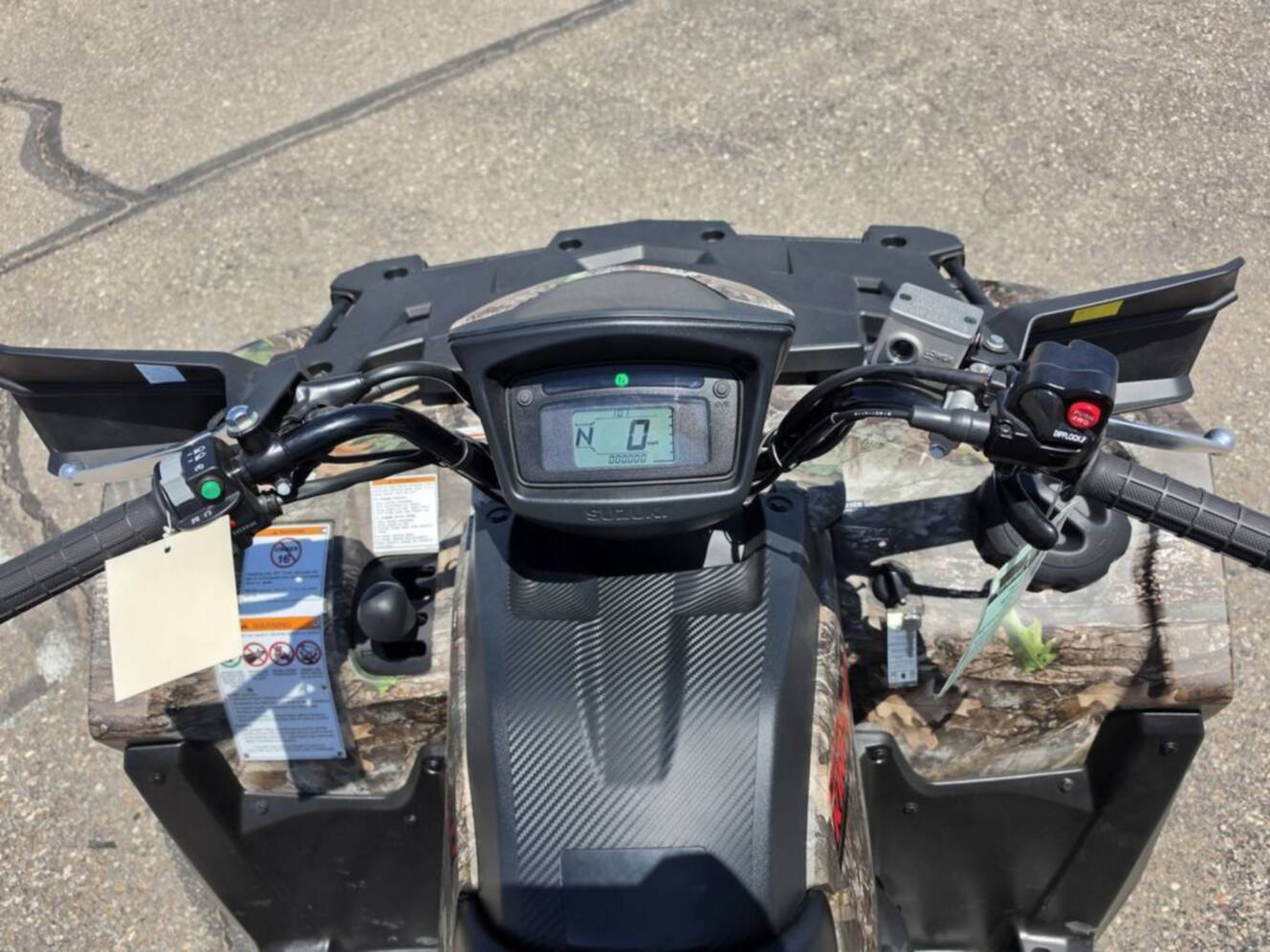 A photo of this 2025 Suzuki KingQuad 500 AXi Power Steering SE Camo