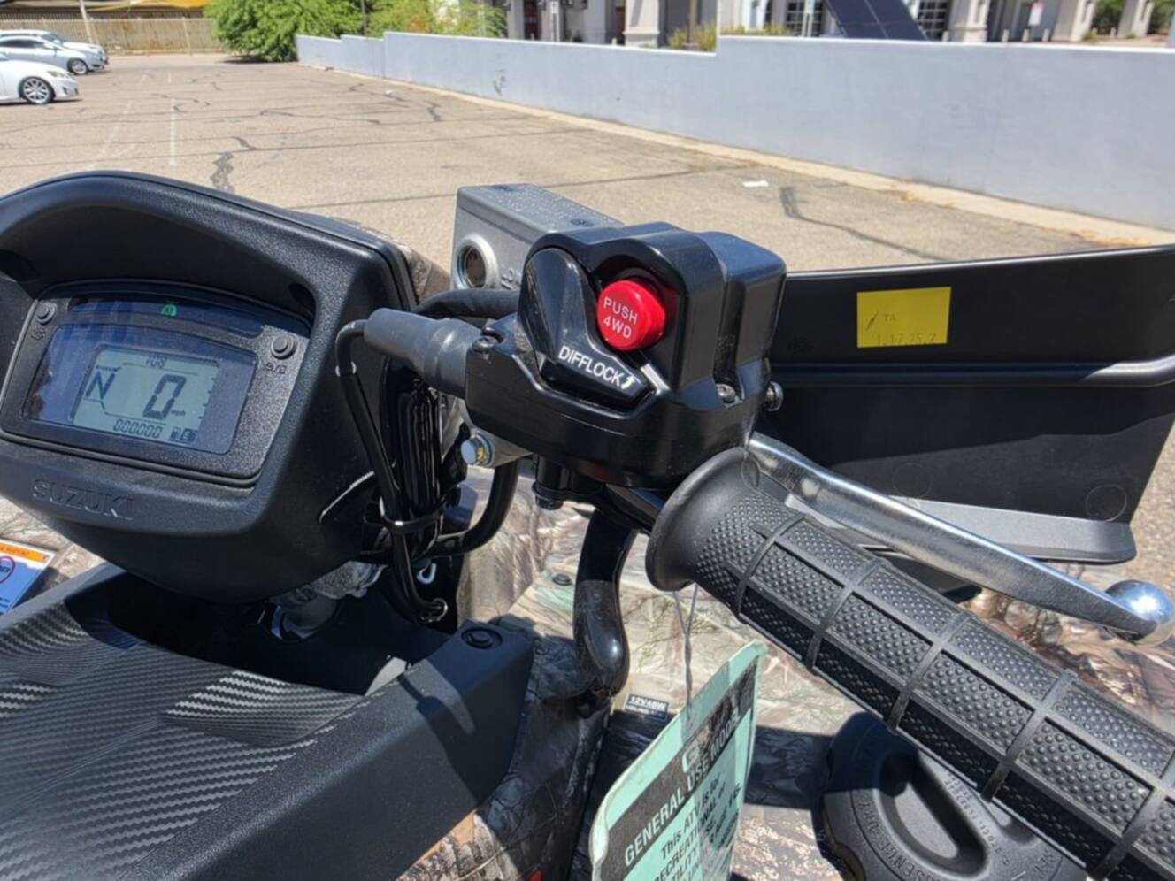 A photo of this 2025 Suzuki KingQuad 500 AXi Power Steering SE Camo