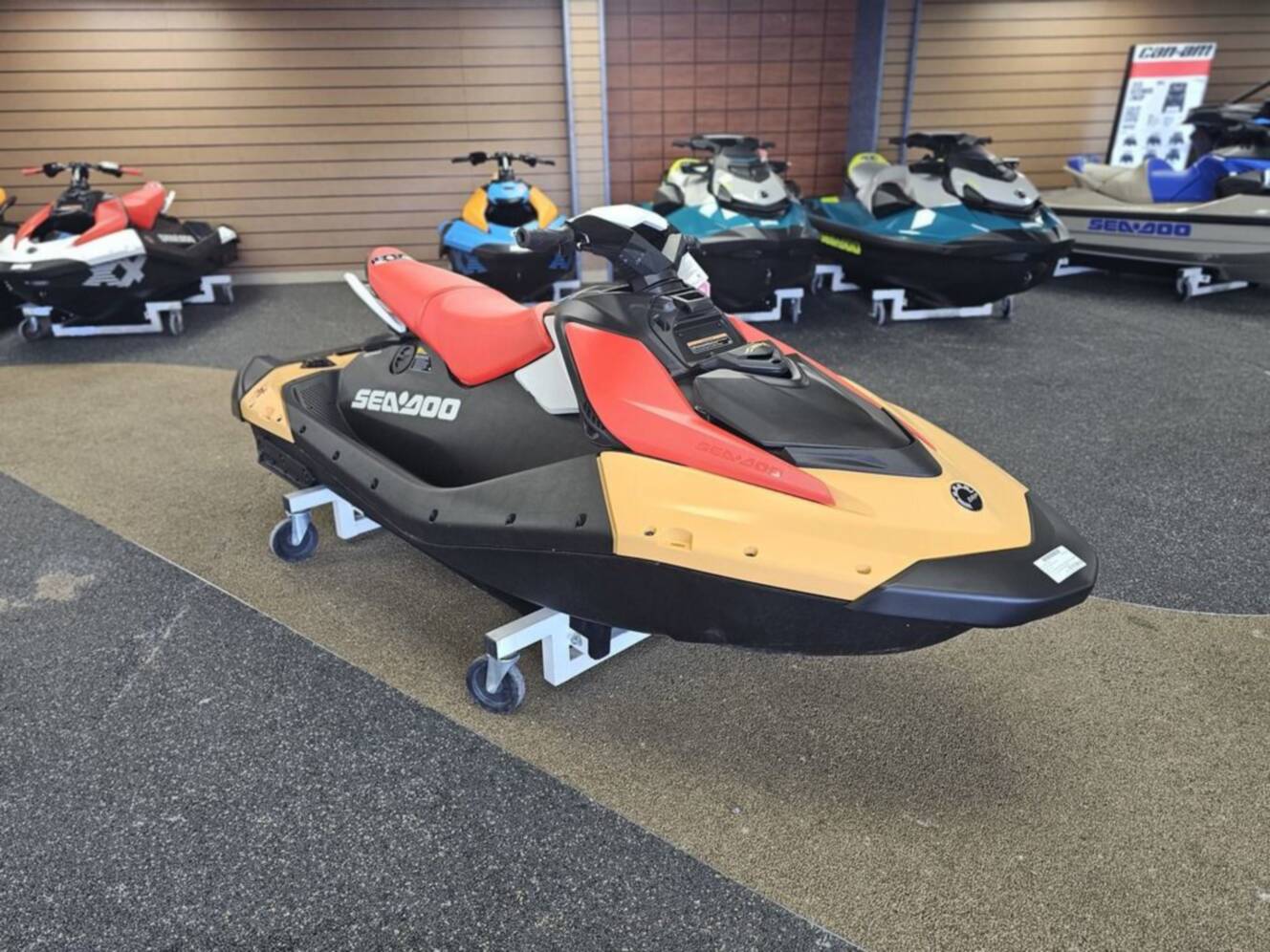 A photo of this 2026 Sea-Doo Spark For 3 Rotax 900 ACE - 90 CONV With IBR