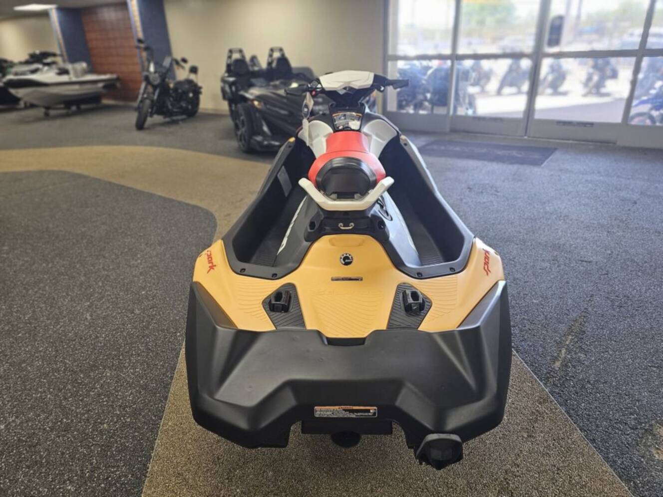 A photo of this 2026 Sea-Doo Spark For 3 Rotax 900 ACE - 90 CONV With IBR
