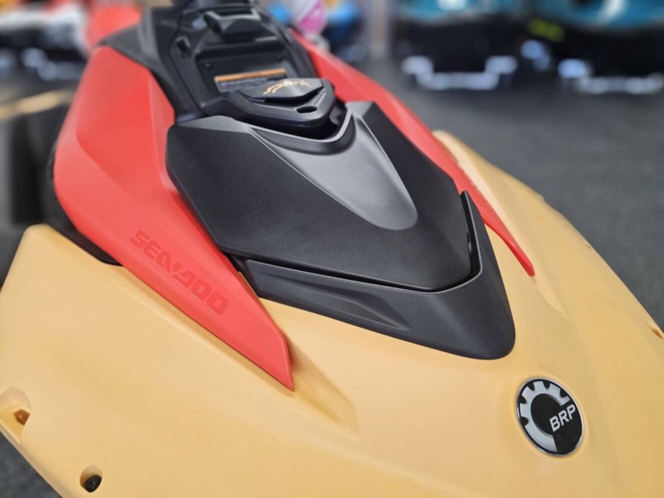 A photo of this 2026 Sea-Doo Spark For 3 Rotax 900 ACE - 90 CONV With IBR