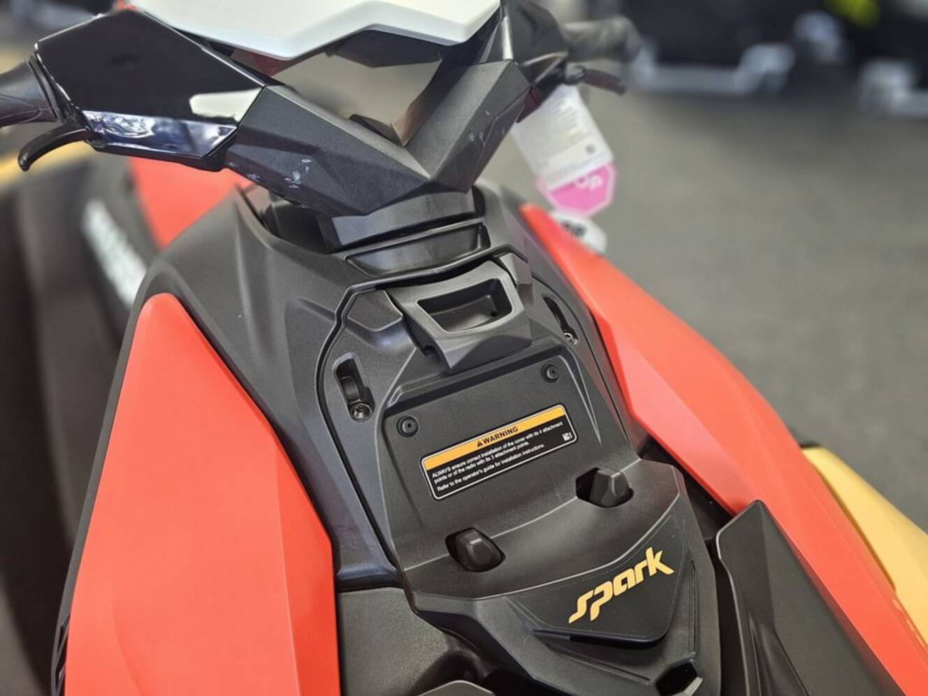 A photo of this 2026 Sea-Doo Spark For 3 Rotax 900 ACE - 90 CONV With IBR