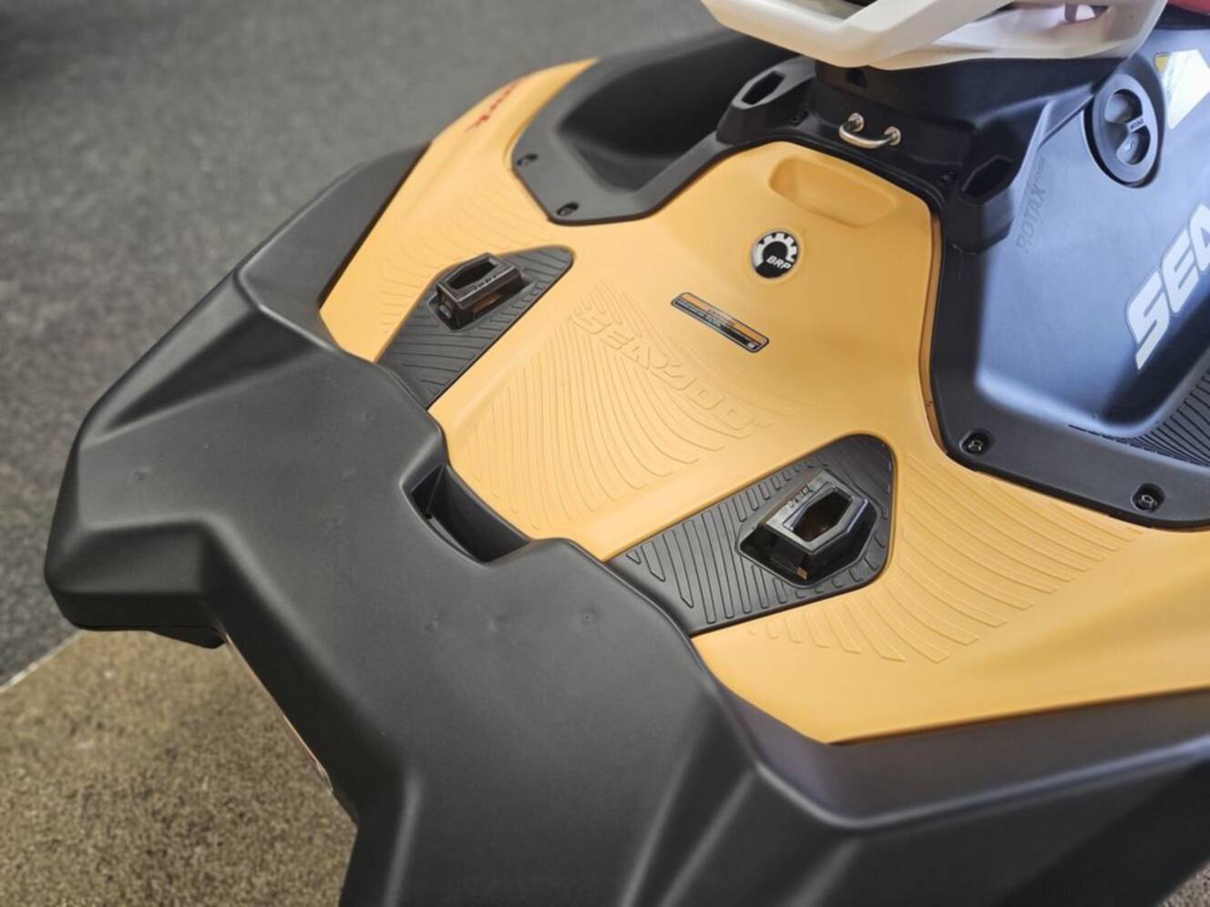 A photo of this 2026 Sea-Doo Spark For 3 Rotax 900 ACE - 90 CONV With IBR
