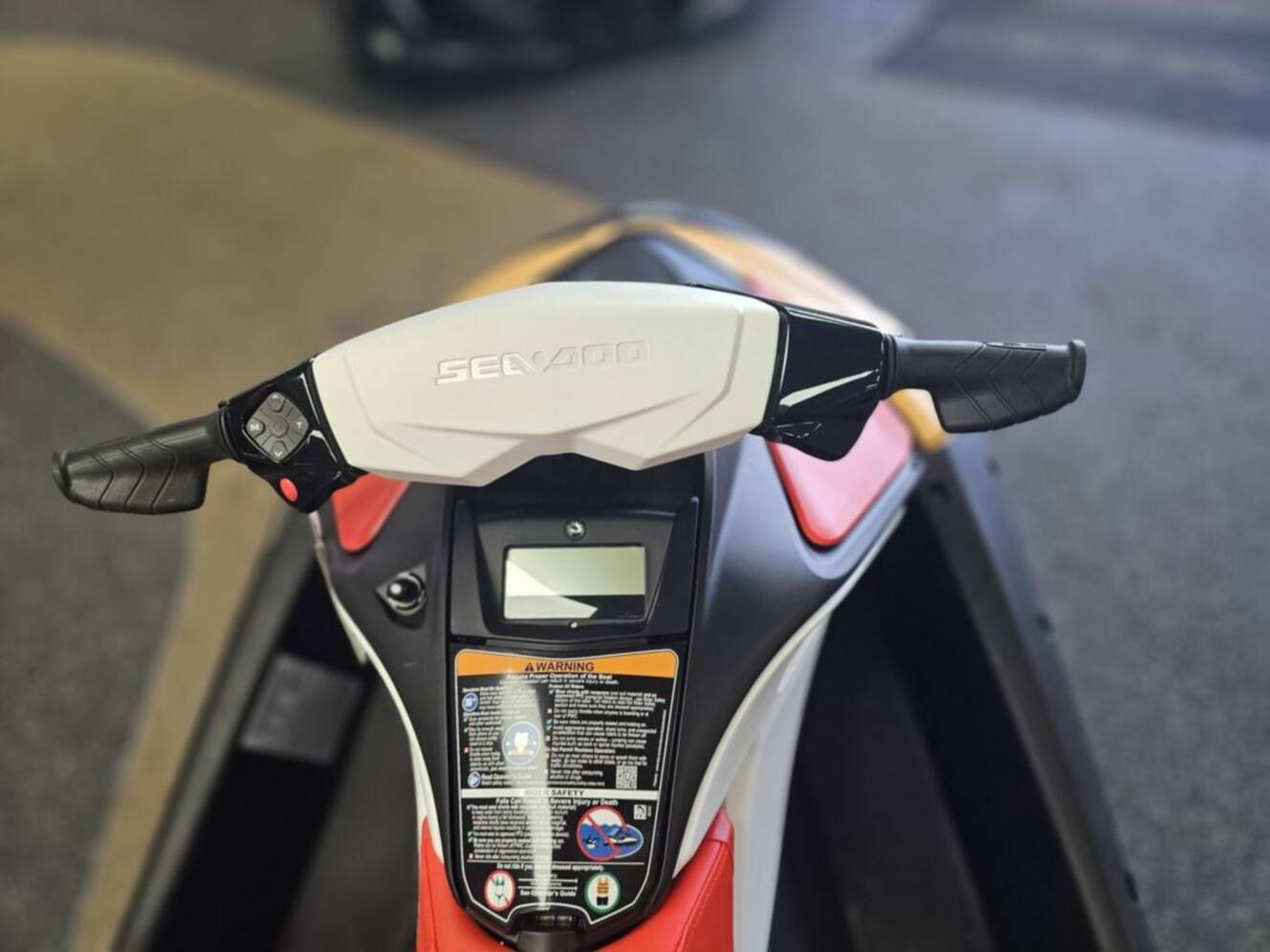 A photo of this 2026 Sea-Doo Spark For 3 Rotax 900 ACE - 90 CONV With IBR
