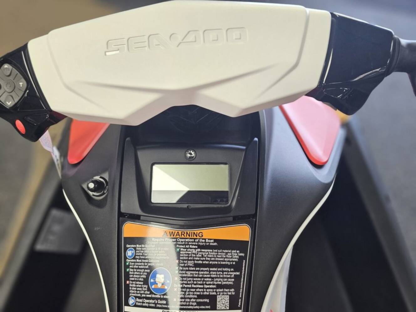 A photo of this 2026 Sea-Doo Spark For 3 Rotax 900 ACE - 90 CONV With IBR