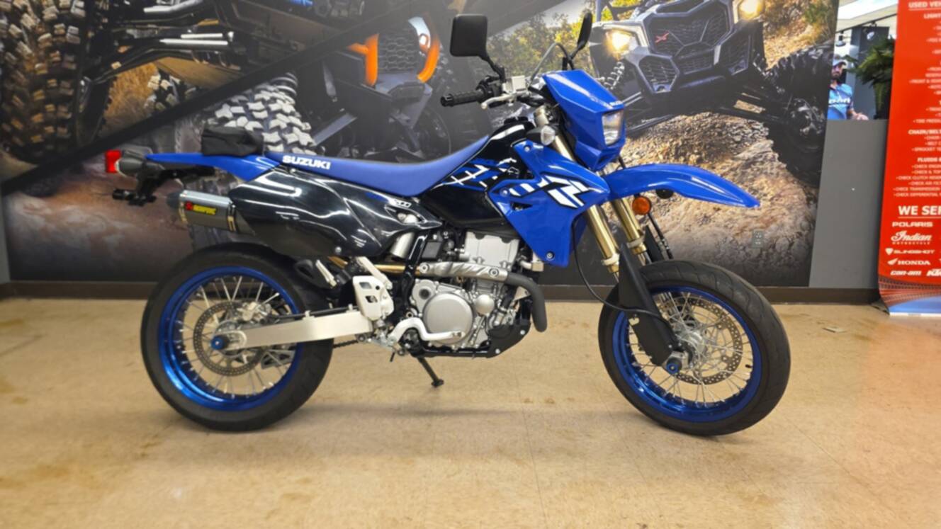 A photo of this 2023 Suzuki DR-Z 400SM
