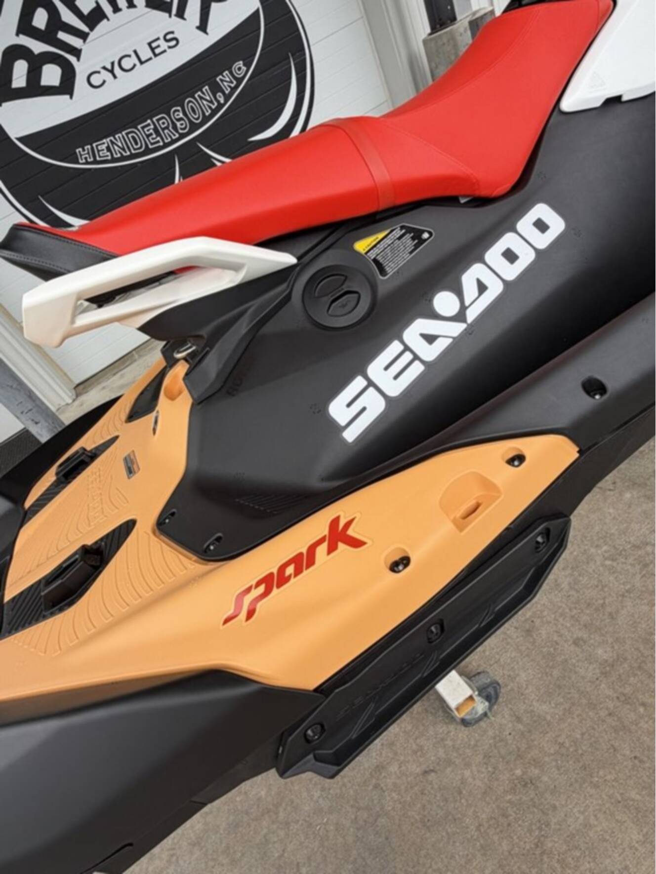 A photo of this 2026 Sea-Doo Spark for 3 Rotax® 900 ACE - 90 CONV with IBR an