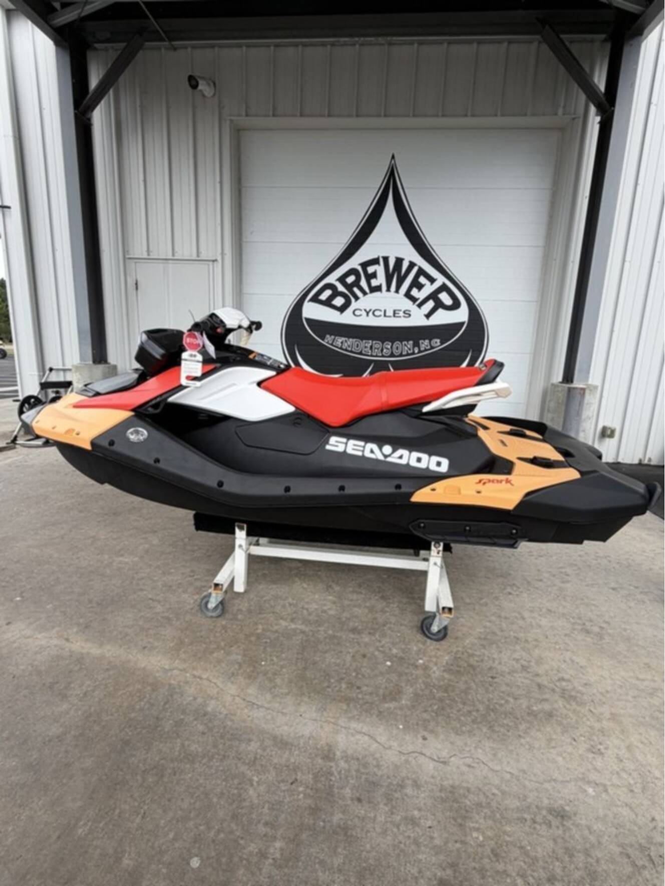 A photo of this 2026 Sea-Doo Spark for 3 Rotax® 900 ACE - 90 CONV with IBR an