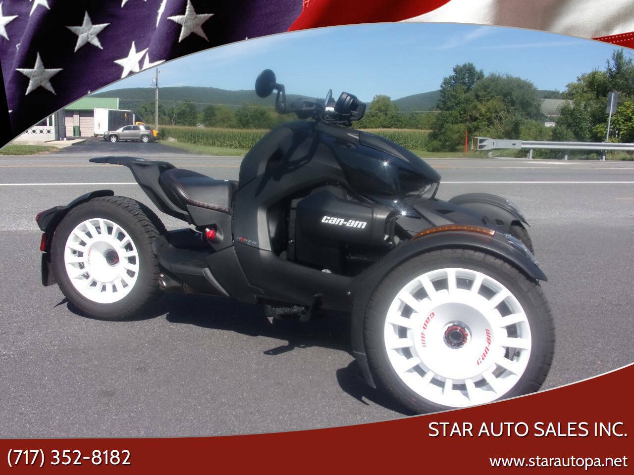 2022 Can-Am Ryker Rally 900 ACE Trike motorcycle