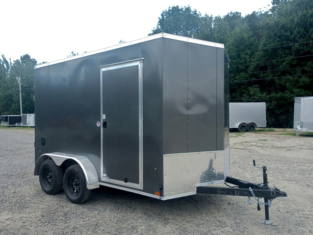 2026 ITI CARGO 7X12 7K Enclosed Cargo W/Spring Assist Rear Ramp in Manchester, ME