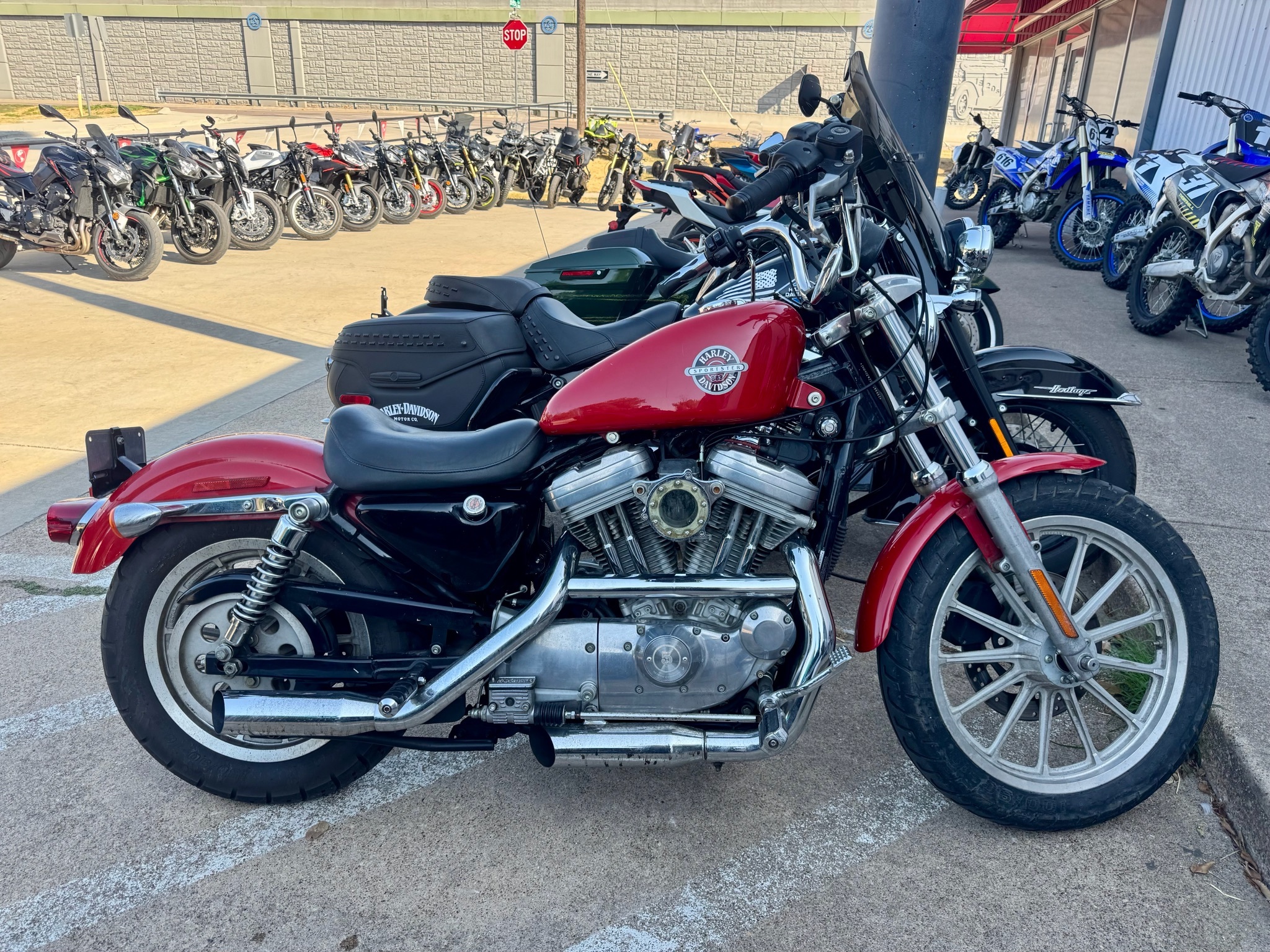 Red Harley-Davidson Sportster 883 Motorcycles For Sale - Cycle Trader