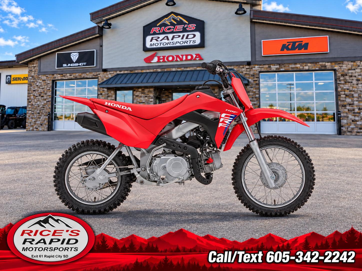 2027 Honda CRF110F 110F in Rapid City, SD