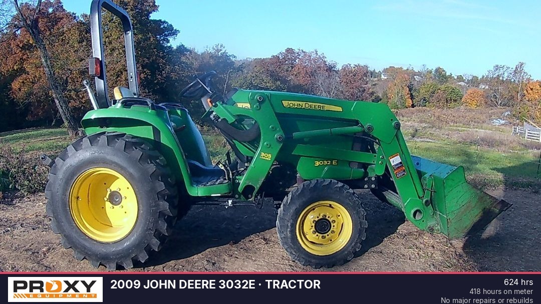 2009 JOHN DEERE 3032E in Indianapolis, IN