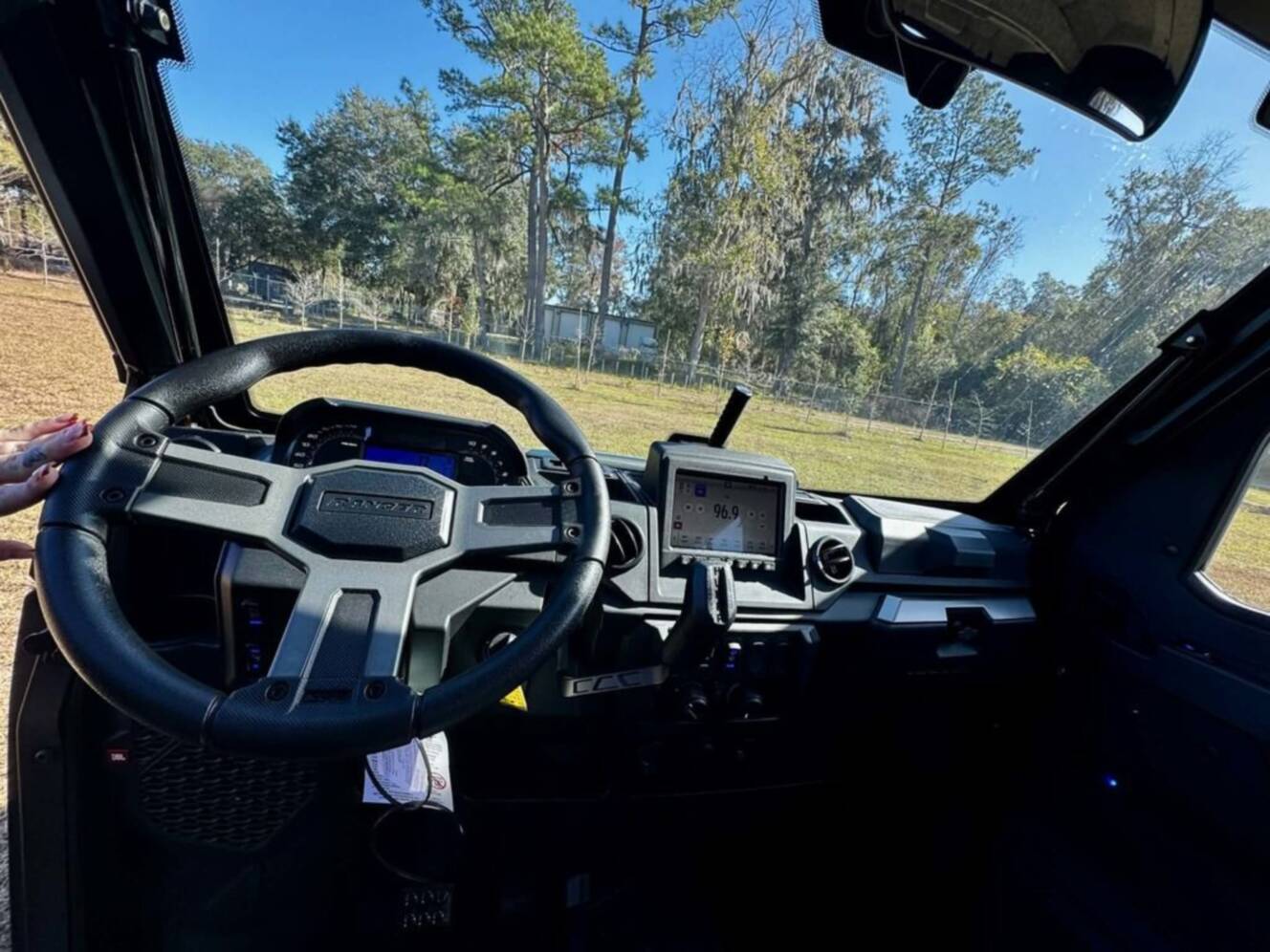 A photo of this 2026 Polaris® Ranger Crew XP 1000 NorthStar Edition Ultimate Blue Lab
