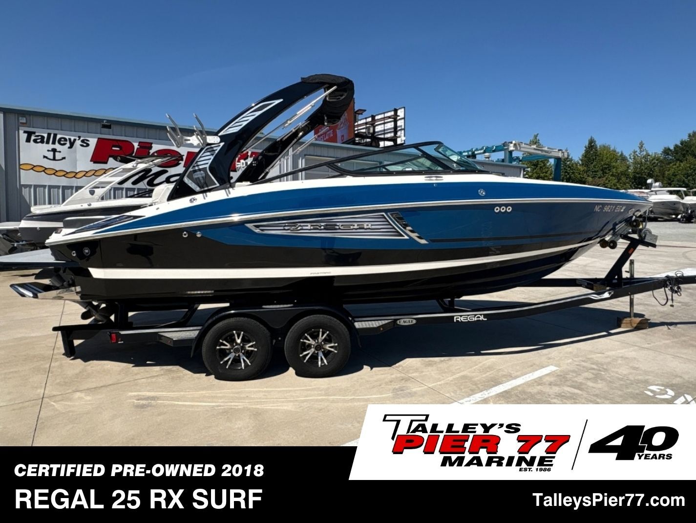 2018 Regal 2500 RX Surf Ski and Wakeboard Boat boat