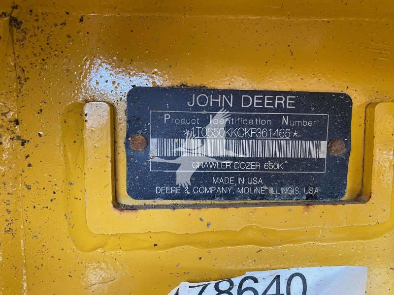 2019 DEERE 650K XLT
