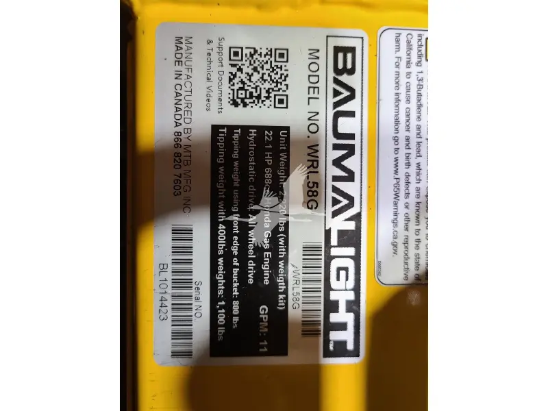 2023 BAUMALIGHT WRL58G