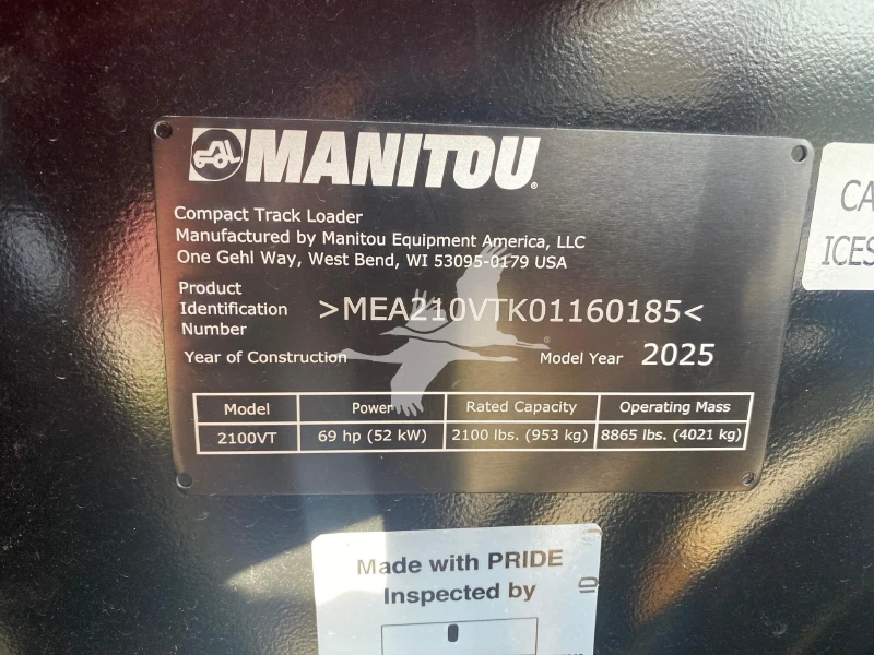 2025 MANITOU 2100VT