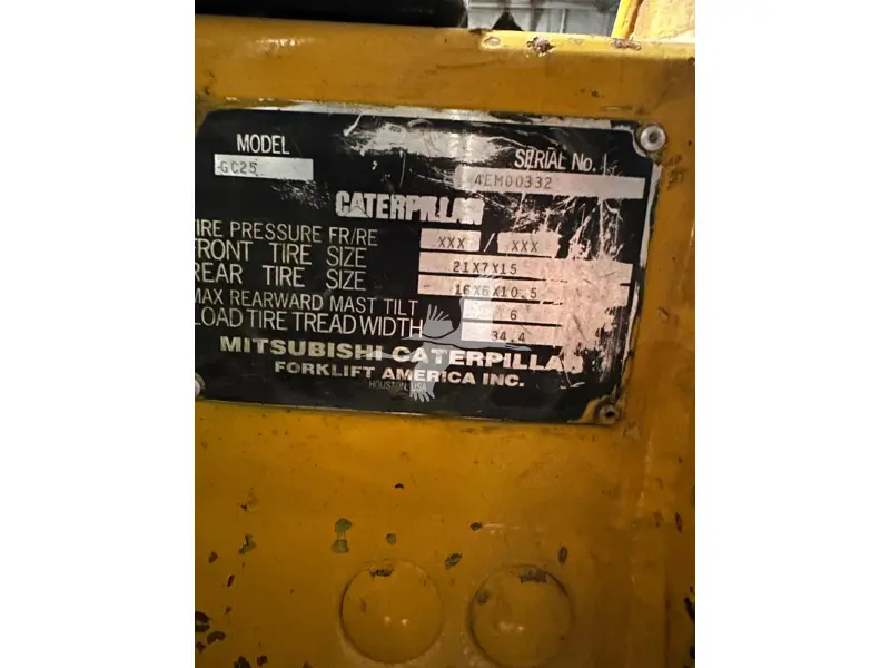 2016 CATERPILLAR GC25