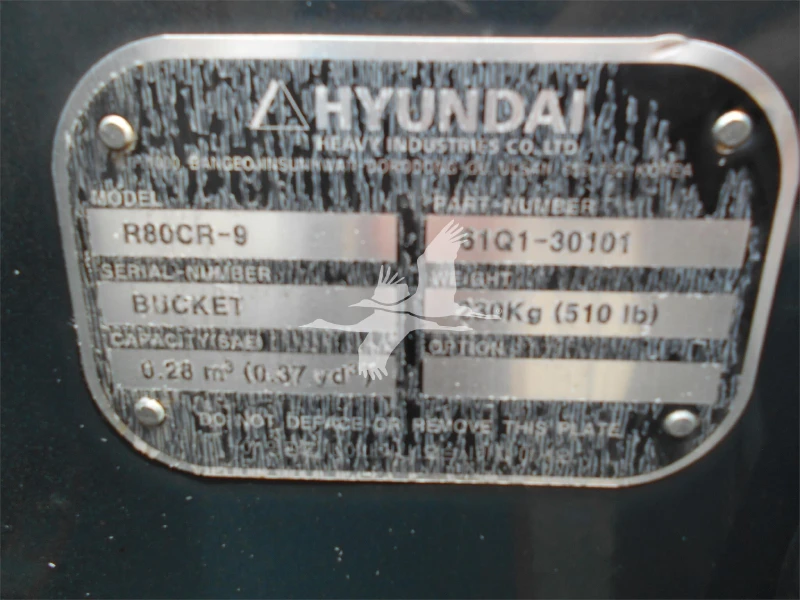 2016 HYUNDAI R80CR-9