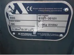 2018 HYUNDAI R80