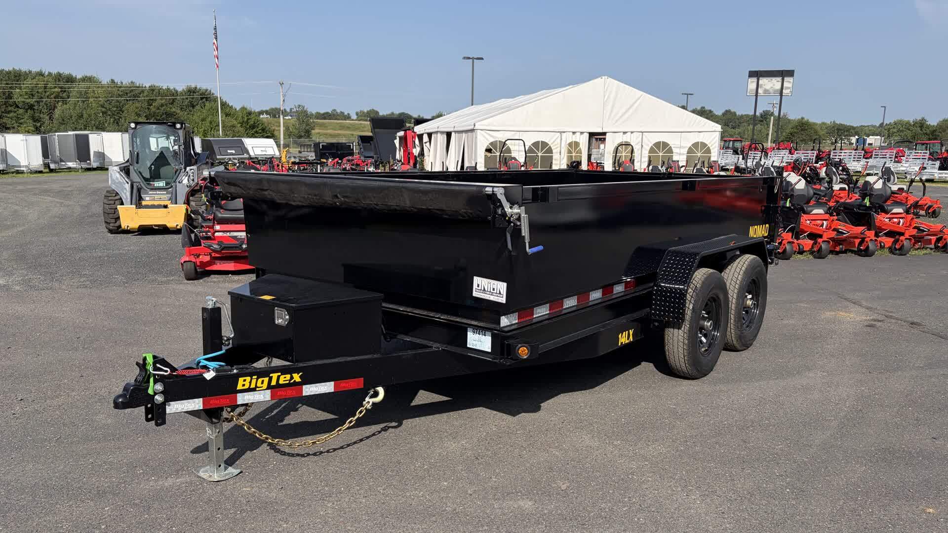 2027 Big Tex Trailers 14LX 83" x 14' 14k Tandem Axle Dump Trailer w/6' Slide- in Chippewa Falls, WI