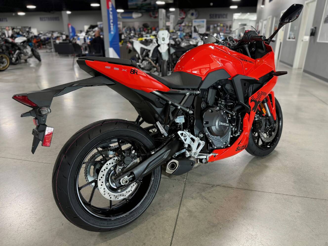 A photo of this 2026 Suzuki GSX 8R
