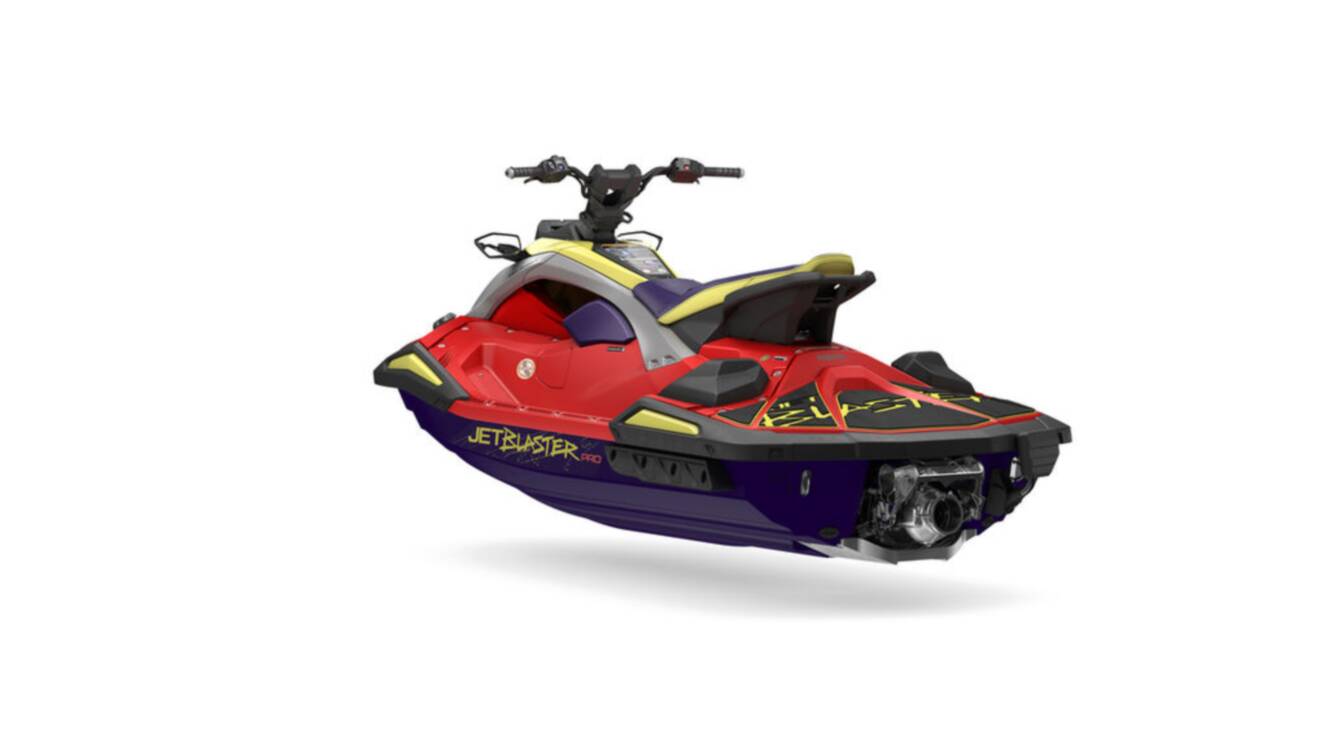 A photo of this 2026 Yamaha Waverunners JetBlaster PRO 3-Up