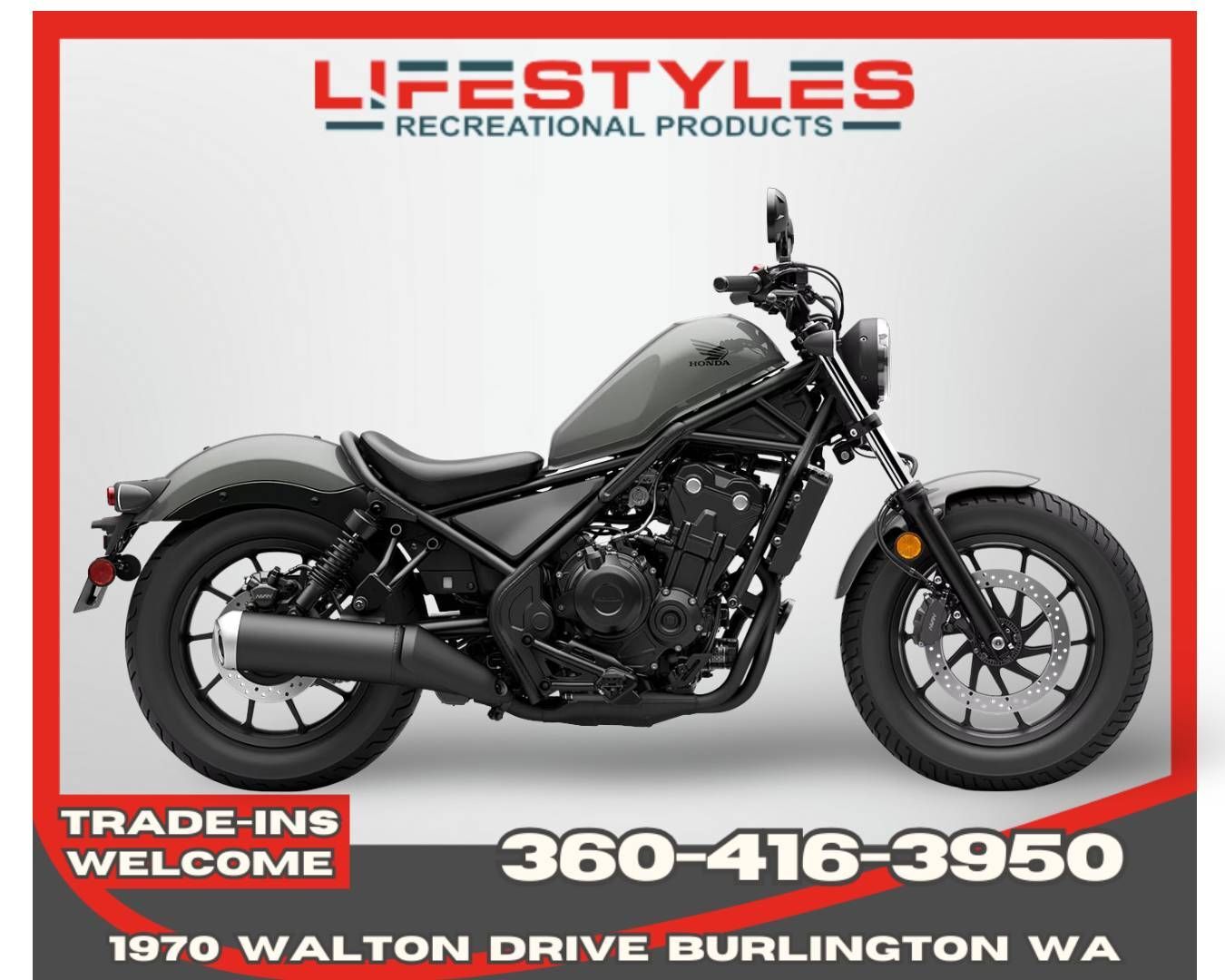 2026 Honda Rebel 500 500 in Burlington, WA