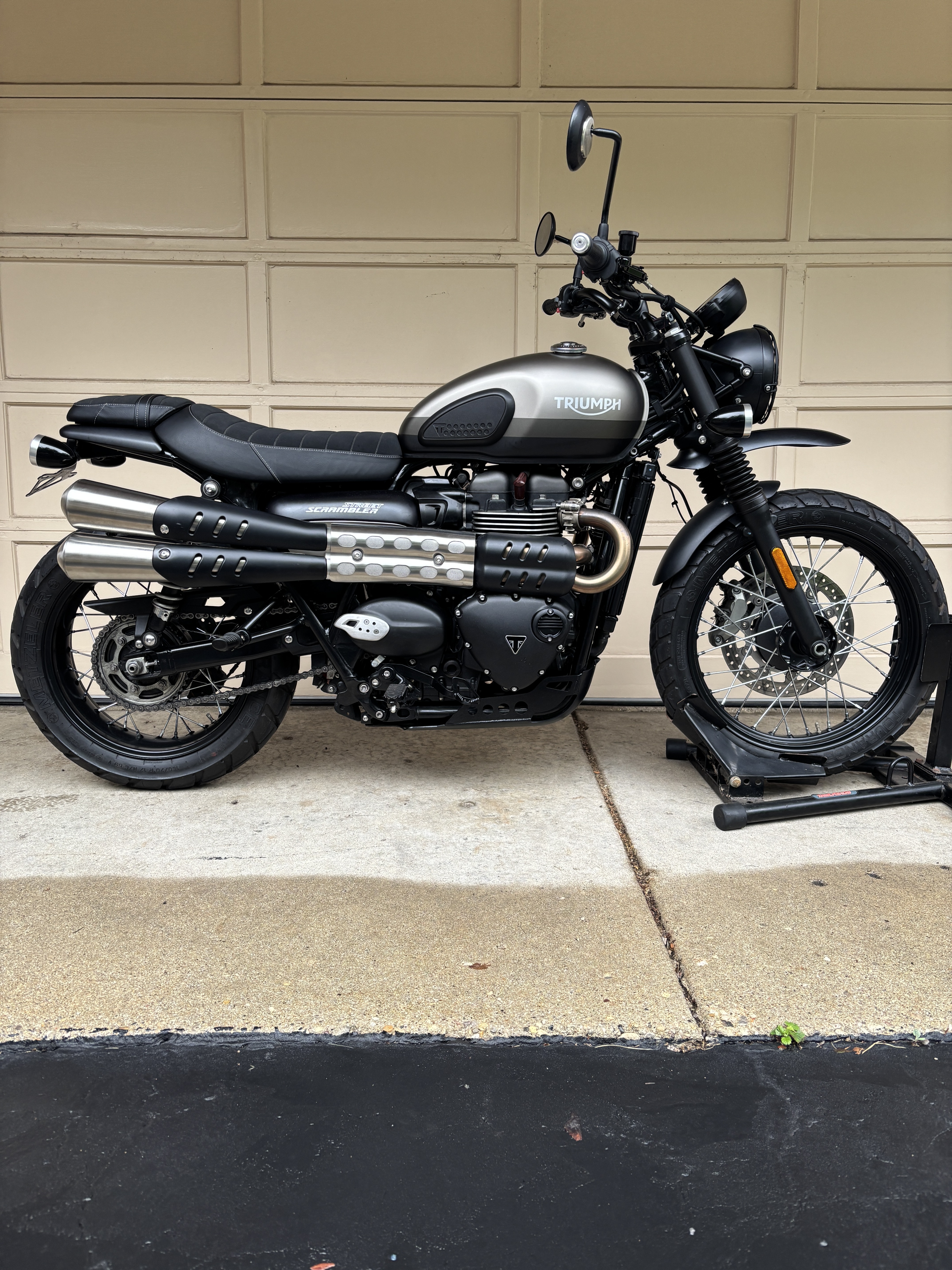 2022 Triumph STREET SCRAMBLER SANDSTORM EDITION Dual Sport motorcycle