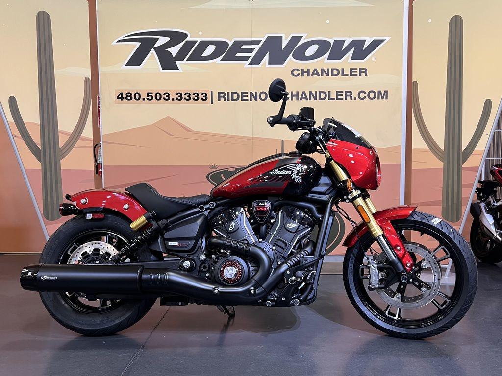 2026 Indian 101 Scout Sunset Red Metallic BASE in Chandler, AZ