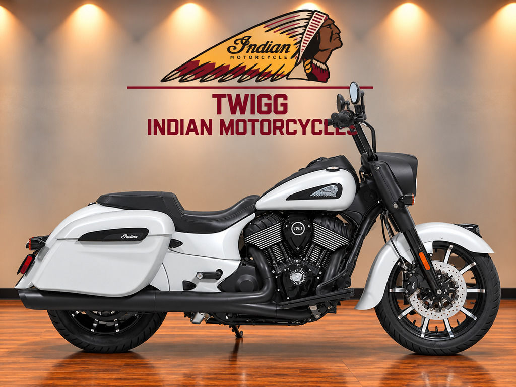 2026 Indian Motorcycle® Springfield ® Dark Horse® Ghost White Metallic Smoke DARK HORSE in Hagerstown, MD