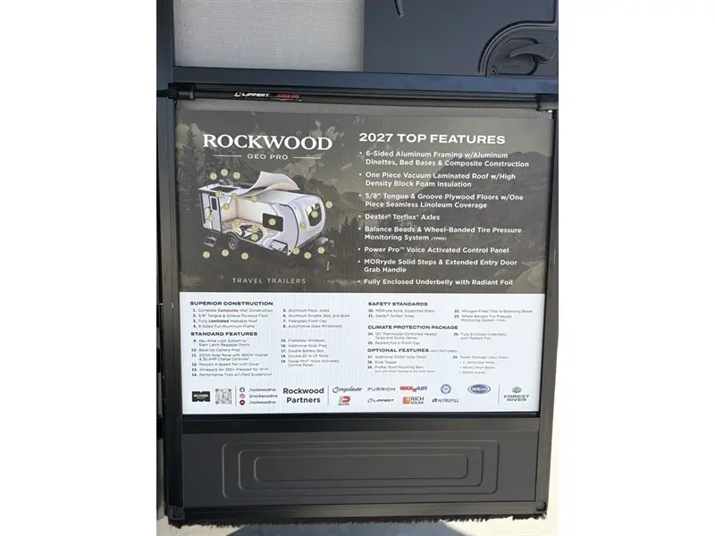 2027 Forest River Geo Pro 20SFB Rockwood