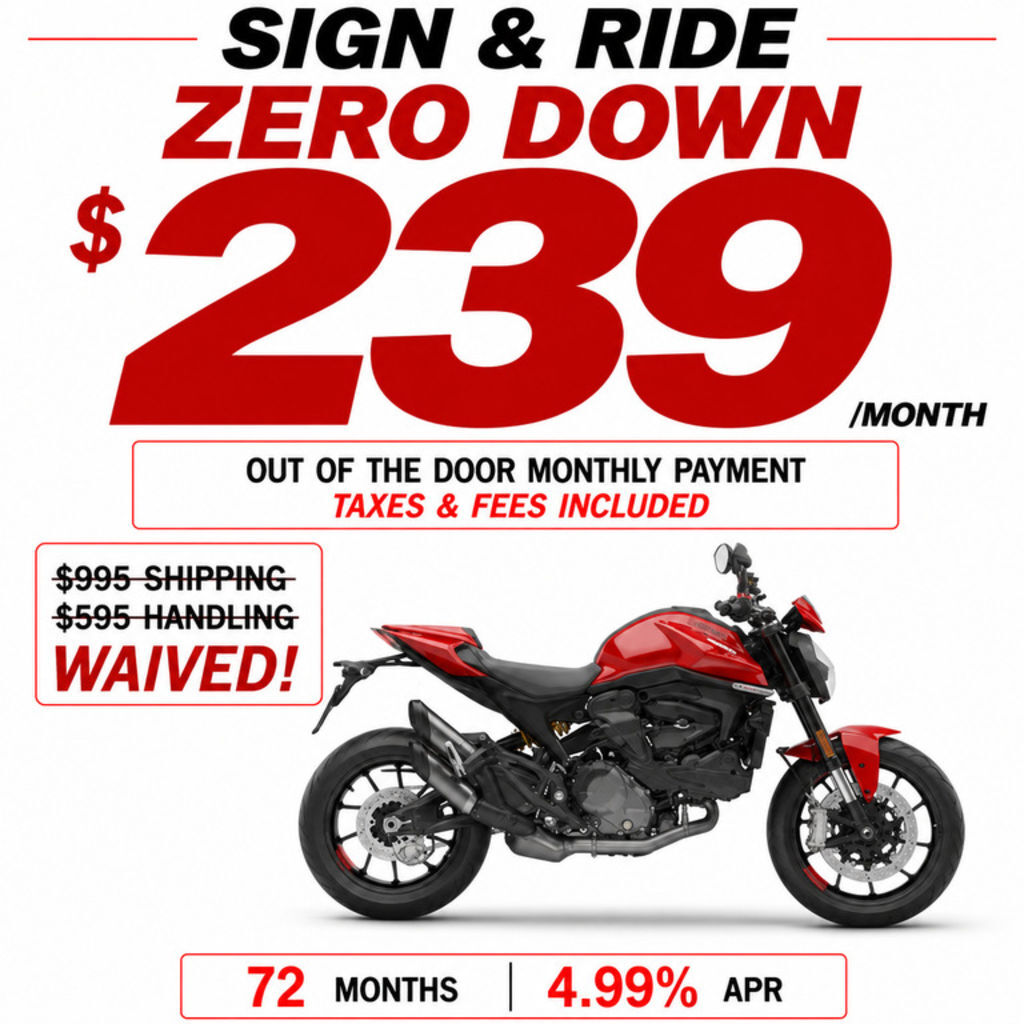 2026 Ducati Monster Plus Ducati Red PLUS in Miami, FL