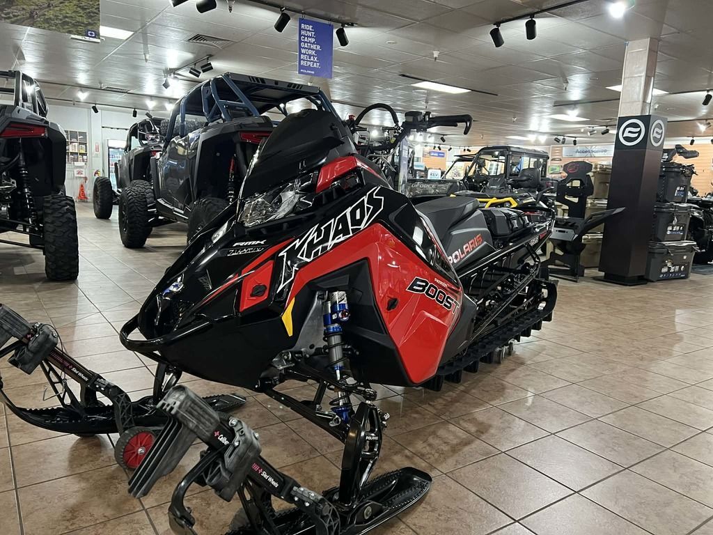 2026 Polaris® Patriot Boost RMK Khaos 155 Indy Red / Gloss Black in reno NV