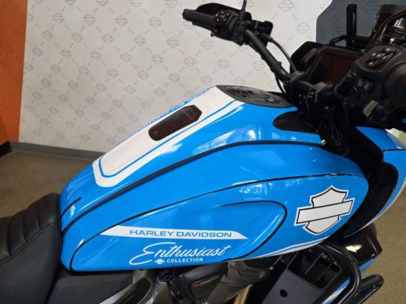 A photo of this 2024 Harley-Davidson® RA1250S - Pan America 1250 Special SHD Custom