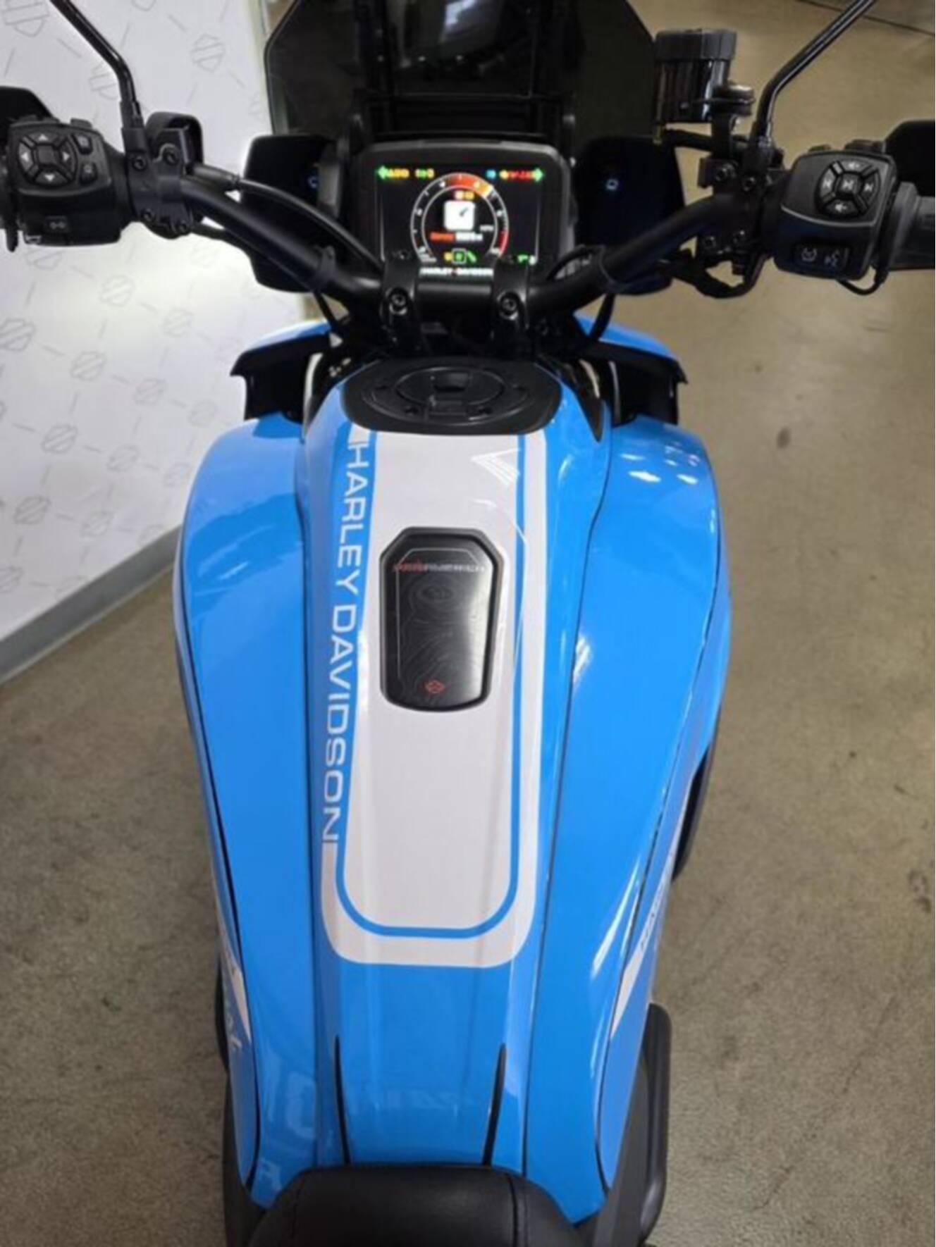 A photo of this 2024 Harley-Davidson® RA1250S - Pan America 1250 Special SHD Custom