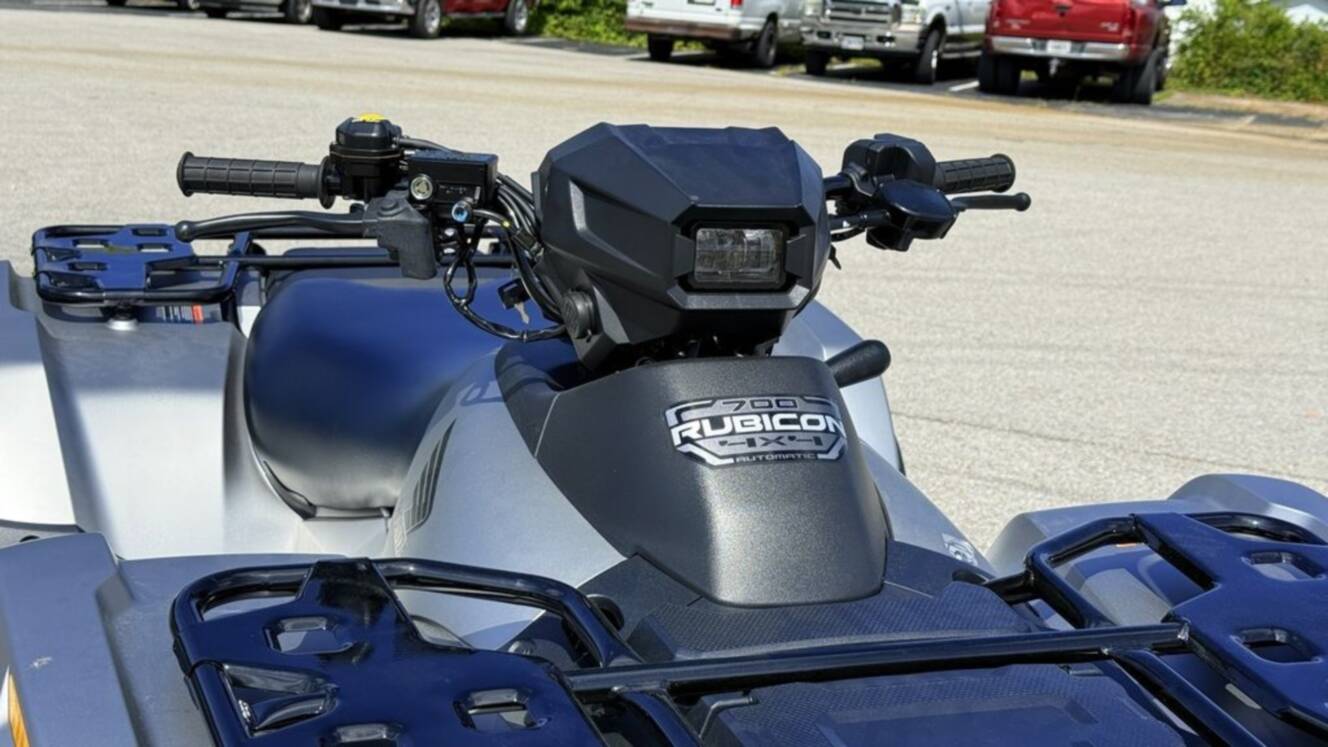 A photo of this 2026 Honda® FourTrax Rubicon 700 4x4 Automatic Matte Silver