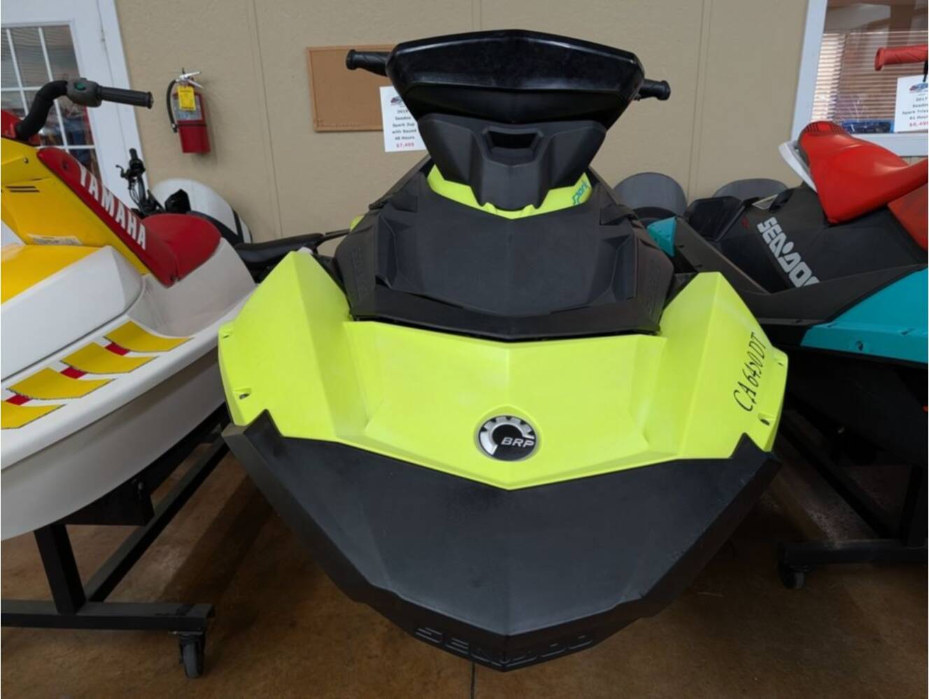 A photo of this 2019 Sea-Doo Spark® 3-up Rotax® 900 H.O ACE IBR, CONV & Sound S