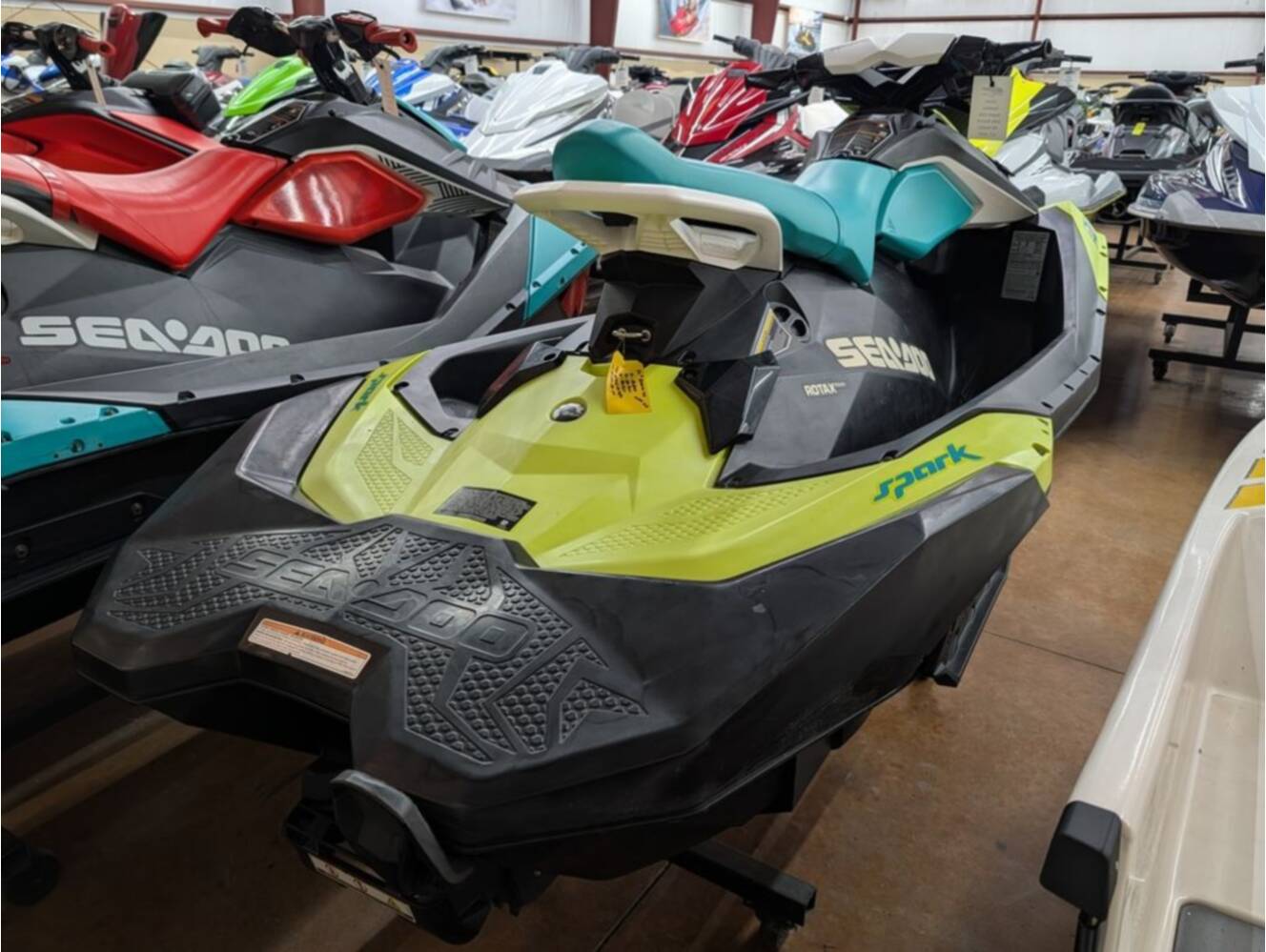 A photo of this 2019 Sea-Doo Spark® 3-up Rotax® 900 H.O ACE IBR, CONV & Sound S