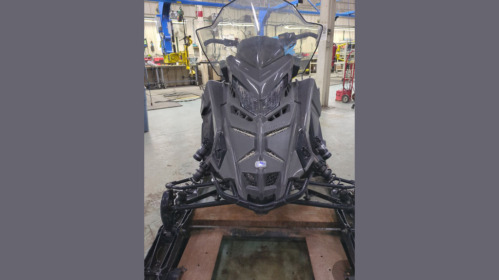 2025 Polaris® 650 Indy Adventure 137 Shadow Gray / Gloss Black 650 137 in ann arbor MI