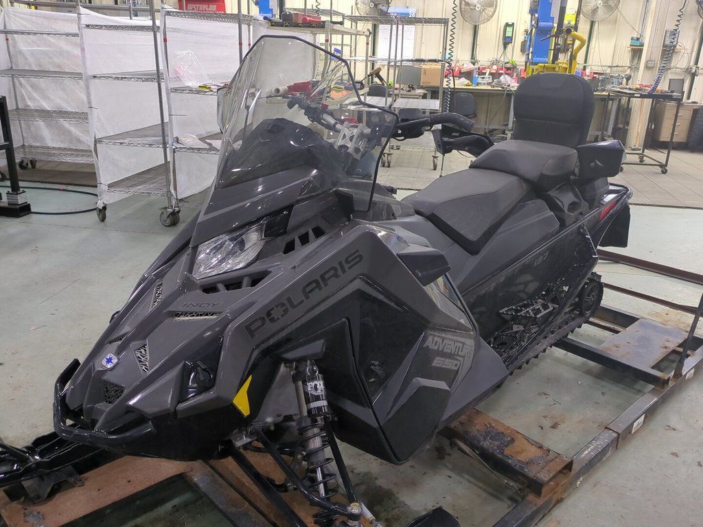 2025 Polaris® 650 Indy Adventure 137 Shadow Gray / Gloss Black 650 137 in ann arbor MI